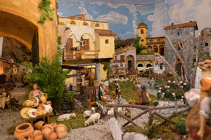 Presepe nel Borgo di Ostia Antica