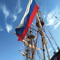 Fregata russa Shtandart porto di Ostia