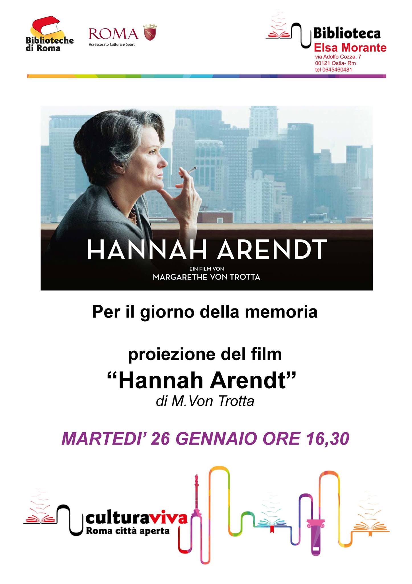 Biblioteca Elsa Morante, Hannah Arendt