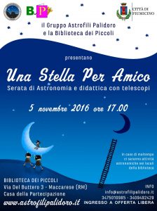 Astronomia e didattica, Maccarese