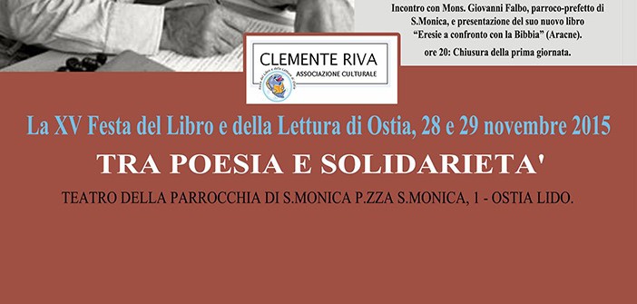 XV Festa del libro e della Lettura di Ostia