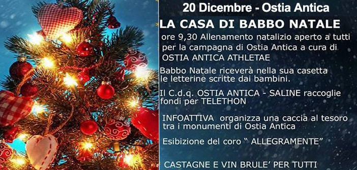Babbo Natale ad Ostia Antica