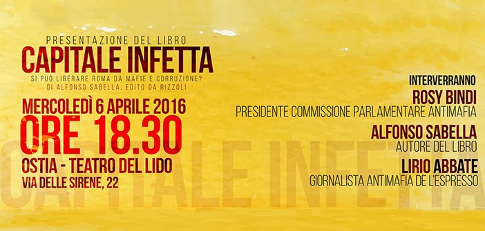 Ostia: Sabella presenta Capitale Infetta